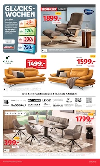 Sofa im aktuellen Segmüller Prospekt (Heidelberg) Sofa im Segmüller Prospekt "Zum Glück gibt’s Segmüller - Segmüller Select" mit 8 Seiten (Heidelberg)
