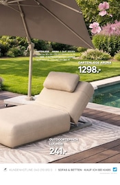 Gartenliege im Kabs Prospekt in Oldenburg Aktueller Kabs Prospekt mit Gartenliege, "OUTDOOR LIVING", Seite 5