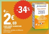 Levure de bière - JUVAMINE à 2,69 € dans le catalogue E.Leclerc