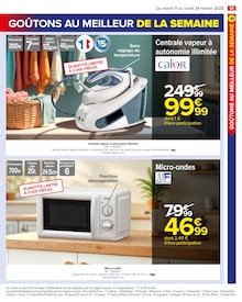 Promo Centrale Vapeur dans le catalogue Carrefour du moment à la page 63