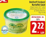 Kartoffel-Salat Tegernseer Art von Dahlhoff Feinkost im aktuellen EDEKA Prospekt für 2,22 €
