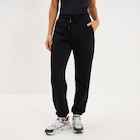 Pantalon jogging droit molleton noir femme à 15,99 € dans le catalogue La Halle