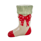 Vase chaussette de Noël : - B&M à Grenoble Vase chaussette de Noël : en promo chez B&M Grenoble à 4,79 €