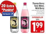 Tonic Water im EDEKA Prospekt Tonic Water von Thomas Henry im aktuellen EDEKA Prospekt für 1,99 €