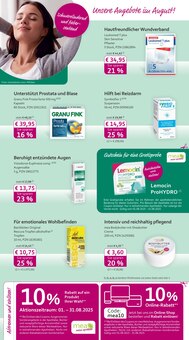 Kaffeevollautomat im aktuellen mea - meine apotheke Prospekt (Ingolstadt) Kaffeevollautomat im mea - meine apotheke Prospekt "Unsere August-Angebote" mit 4 Seiten (Ingolstadt)