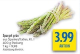 Aktuelle Spargel Angebote bei diska in Erlangen Aktuelles Spargel grün Angebot bei diska in Erlangen ab 3,99 €