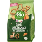 Kindersnack Dinkel Laugensnack mit Süßkartoffel, ab 3 Jahren von dmBio im aktuellen dm-drogerie markt Prospekt