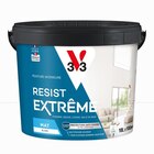 Peinture mur, plafond, boiserie blanc mat V33 Résist' extrême® 10L - V33 - LEROY MERLIN Peinture mur, plafond, boiserie blanc mat V33 Résist' extrême® 10L - V33 à 79,90 € dans le catalogue LEROY MERLIN