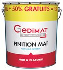 Peinture Chantier Acrylique Mat - Gedimat Performance Pro - Gedimat à Vanves Peinture Chantier Acrylique Mat - Gedimat Performance Pro en promo chez Gedimat Vanves à 59,90 €