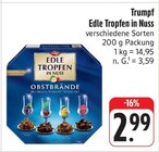 Edle Tropfen in Nuss im Angebot bei EDEKA in Bamberg Edle Tropfen in Nuss Angebote von Trumpf bei EDEKA Bamberg für 2,99 €