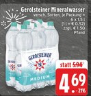 Mineralwasser Medium Angebote von Gerolsteiner bei E center Bielefeld für 4,69 €
