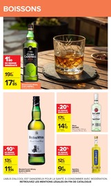 Promos Whisky dans le catalogue "PIQUE-NIQUE" de Carrefour Whisky en promo dans le catalogue Carrefour à la page 47
