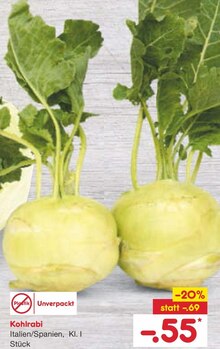 Kohlrabi bei Netto Marken-Discount in Bottrop Kohlrabi im Angebot bei Netto Marken-Discount Bottrop für 0,55 €