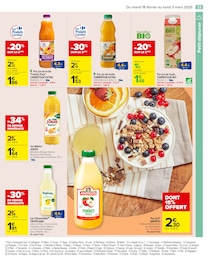 Offre Tropicana dans le catalogue Carrefour du moment à la page 25