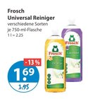Reinigungsmittel im V-Markt Prospekt Universal Reiniger Orange von Frosch im aktuellen V-Markt Prospekt für 1,69 €