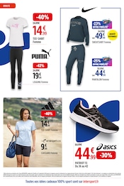 Promos Pantalon de sport femme dans le catalogue "ÊTRE MOINS CHER POUR LA RENTRÉE" de Intersport à la page 24