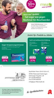 mea - meine apotheke Prospekt Unsere September-Angebote mit 4 Seiten