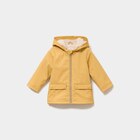 Parka imperméable déperlante fourrée jaune moutarde bébé garçon dans le catalogue La Halle