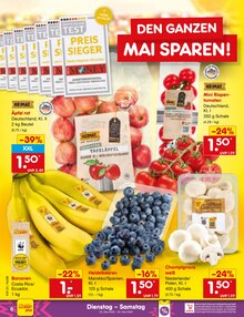 Äpfel im aktuellen Netto Marken-Discount Prospekt (Bergisch Gladbach) Äpfel im Netto Marken-Discount Prospekt "Aktuelle Angebote" mit 58 Seiten (Bergisch Gladbach)