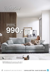 Sofa im Kabs Prospekt in Norderstedt Aktueller Kabs Prospekt mit Sofa, "VORTEILSWOCHEN", Seite 4