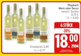 Wein von Maybach im aktuellen Marktkauf Prospekt für 18,00 €