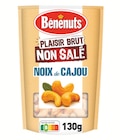 Plaisir Brut Non Salé Noix de Cajou - Bénénuts en promo à 2,72 € chez Intermarché Super Plaisir Brut Non Salé Noix de Cajou - Bénénuts dans le catalogue Intermarché Super