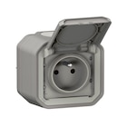 Promo Prise avec terre étanche saillie complet Plexo, LEGRAND gris à 6,71 € dans le catalogue Leroy Merlin à Valence