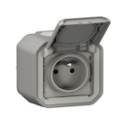 Promo Prise avec terre étanche saillie complet Plexo, LEGRAND gris à 6,71 € dans le catalogue Leroy Merlin à Osny