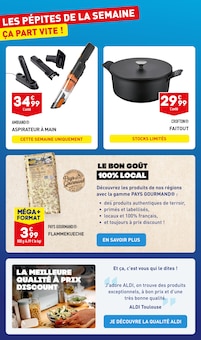 Prospectus Aldi de la semaine "XXL Découvrez nos Méga + formats" avec 2 pages, valide du 06/08/2024 au 12/08/2024 pour Albert et alentours