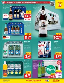 Wasser im Netto Marken-Discount Prospekt "Aktuelle Angebote" mit 69 Seiten (Cottbus)
