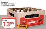 Aktuelle Bier Angebote bei GLOBUS in Homburg Aktuelles Urtyp Angebot bei GLOBUS in Homburg ab 13,99 €