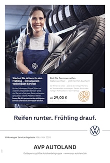 Aktueller Volkswagen Prospekt "Der Frühling startet mit Power" Aktueller Volkswagen Prospekt