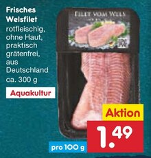 Netto Marken-Discount Herrsching - Frisches Welsfilet Frisches Welsfilet Angebot bei Netto Marken-Discount Herrsching im Prospekt "Fisch verliebt? Dann geh doch zu Netto!"