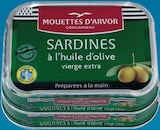 Sardines à l'huile d'olive vierge extra x 2 - MOUETTES D'ARVOR en promo chez Intermarché Super Le Mans à 4,21 €