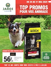 Catalogue E.Leclerc à Rouen cette semaine, valable du 20/05/2025 au 31/05/2025 Prospectus E.Leclerc à Rouen, "TOP PROMOS POUR VOS ANIMAUX", 4 pages de promos valables du 20/05/2025 au 31/05/2025