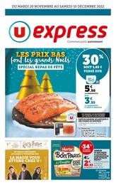 Catalogue U Express avec 24 pages de promos Prospectus U Express, "Les prix bas font les grands Noëls", pages, 29/11/2022 - 10/12/2022