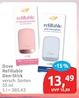 Refillable Deo-Stick von Dove für 13,49 € bei budni im Angebot Refillable Deo-Stick von Dove im aktuellen budni Prospekt