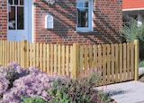 Vorgartenzaun gerade Element Angebote von Mr. Gardener bei Hagebaumarkt Coesfeld für 32,99 €