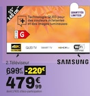 Téléviseur QLED 55" 140 cm - SAMSUNG - But à Poitiers Téléviseur QLED 55" 140 cm - SAMSUNG en promo chez But Poitiers à 479,99 €