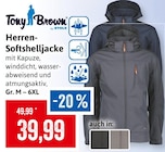 Herren-Softshelljacke Angebote von Tony Brown by Stolz bei Kaufhaus Stolz Bremerhaven für 39,99 €