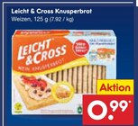 Knusperbrot Weizen Angebote von Leicht & Cross bei Netto Marken-Discount Heilbronn für 0,99 €