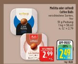 Coffee Balls Angebote von Melitta bei Marktkauf Schwabach für 2,49 €