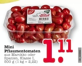 Aktuelles Mini Pflaumentomaten Angebot bei E center in Wiesbaden ab 1,11 €