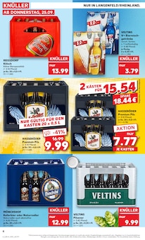 Veltins im Kaufland Prospekt "EXTRA-ANGEBOTE" mit 8 Seiten (Dormagen)