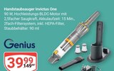 Handstaubsauger Invictus One im Angebot bei GLOBUS in Weinheim Handstaubsauger Invictus One Angebote von Genius bei GLOBUS Weinheim für 39,99 €