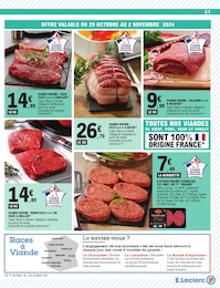 Offre Boeuf Haché dans le catalogue E.Leclerc du moment à la page 31