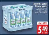 EDEKA Ennigerloh - Mineralwasser Angebot im Prospekt Mineralwasser bei EDEKA im Ennigerloh Prospekt für 5,49 €
