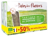 Promo Tartines craquantes au sarrasin 2x300g à 6,99 € dans le catalogue So.bio à Castres