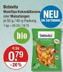 Maisflips Kakao & Banane oder Maisstangen von Bebivita im aktuellen V-Markt Prospekt für 0,79 €