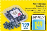 Heidelbeeren bei diska im Oelsnitz Prospekt für 1,49 €